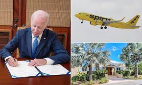 Biden Flies Omnibus Bill to St. Croix for Signing, Faces Backlash