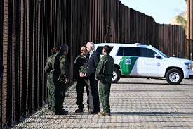 Biden Tours Southern Border Texas governor greets president with scathing letter