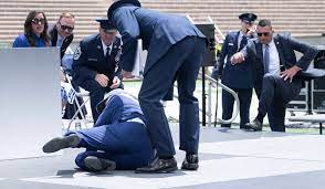 Biden Falls at Air Force Graduation, White House Responds