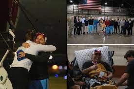 Americans Freed by Venezuela in US Prisoner Swap Land at Texas Base