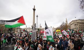 Around 1,700 Police on London Streets for Major Pro-Palestine Protest