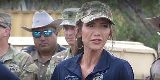 South Dakota Gov. Noem Visiting ‘Warzone’ Border Amid Standoff Between Biden and Texas