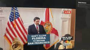 DeSantis Criticizes California Homelessness, Proposes Legislation to Curb it in Florida