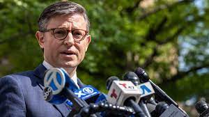 Speaker Johnson Says Trump Trial Is a ‘Travesty of Justice’