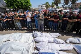 Israeli strike kills at least 33 people at a Gaza school the military claims was being used by Hamas