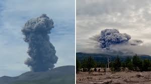 Powerful earthquake hits off far east coast of Russia as nearby volcano erupts