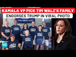 ‘Walz’s for Trump’: Tim Walz’s Family Snubs Harris-Walz, Endorses Trump