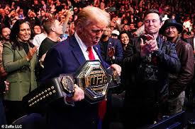 Watch: UFC Hardman Hands Trump His Championship Belt — Sending the MSG Wild